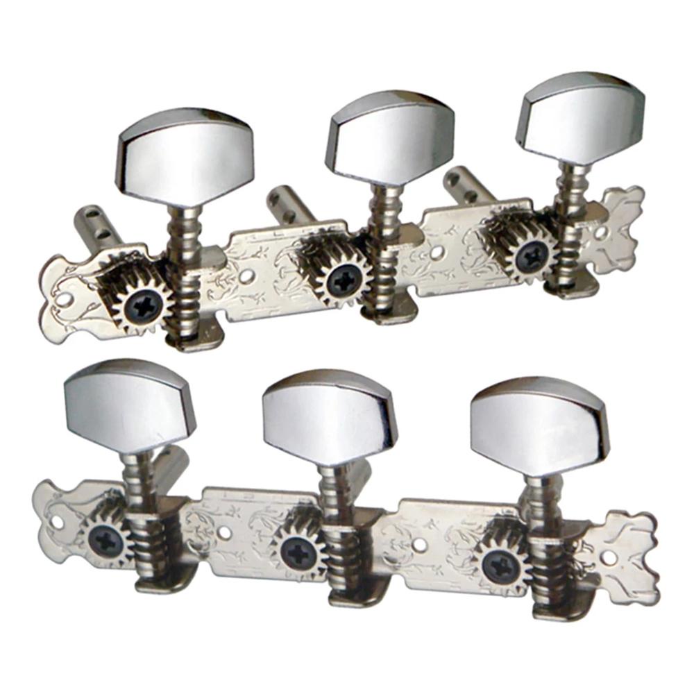 Agustina Tuning Pegs Aksesoris Gitar 3L 3R Metal Classic Guitar Parts Tuners Keys Parts