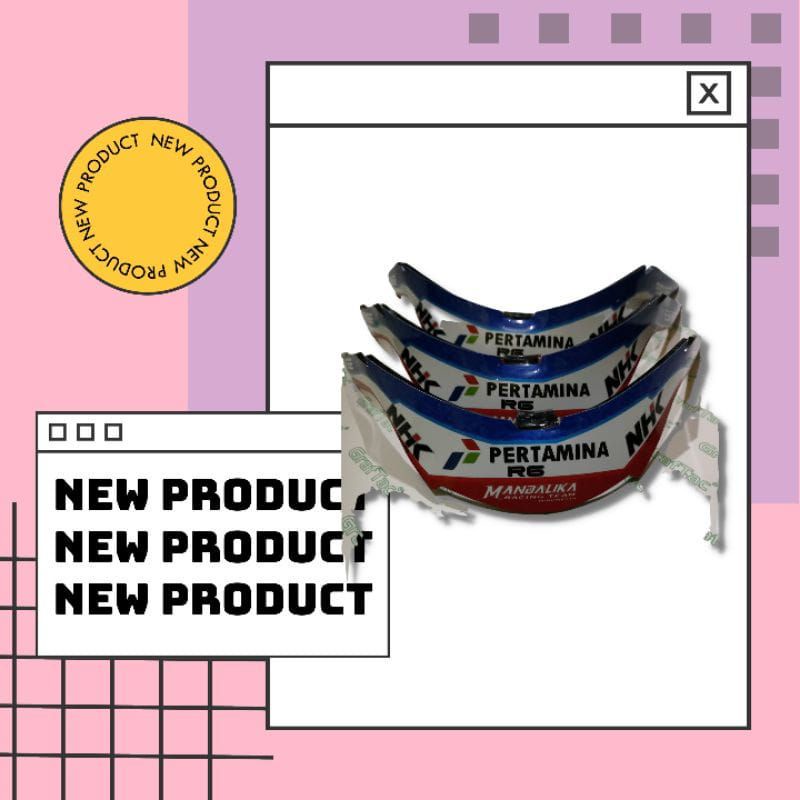 spoiler helm nhk R6 mandalika racing