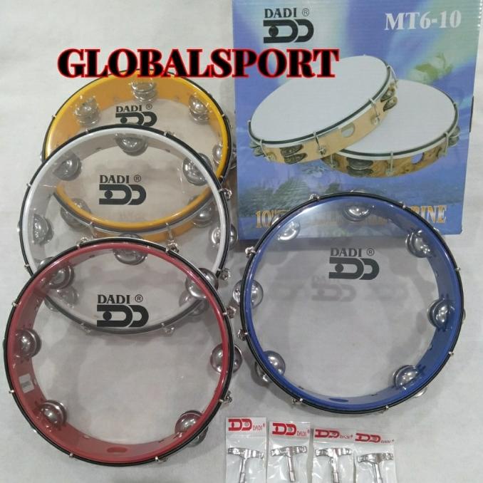 Tamborin dadi kulit mika bening MT6-10