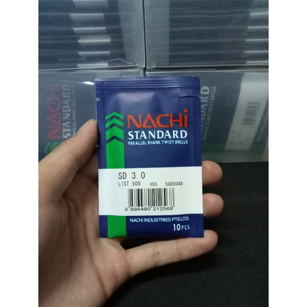 JAMINAN ORIGINAL NACHI !! mata bor besi NACHI Mata Bor Besi 1 1.5 2 2.5 3 3.5 4 4.5 5 mm HSS ORIGINAL ASLI