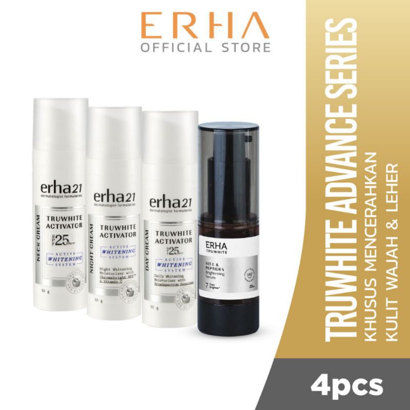 Erha VP Truwhite Advance Series - Paket Pencerah Wajah & Leher