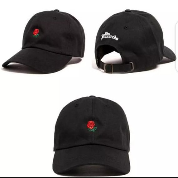 Topi Karakter Logo Bunga Mawar Pria dan Wanita