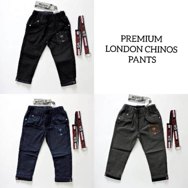 DC0 - CELANA ANAK IMPORT PREMIUM LONDON CHINOS PANTS (PREMIUM IMPORT)