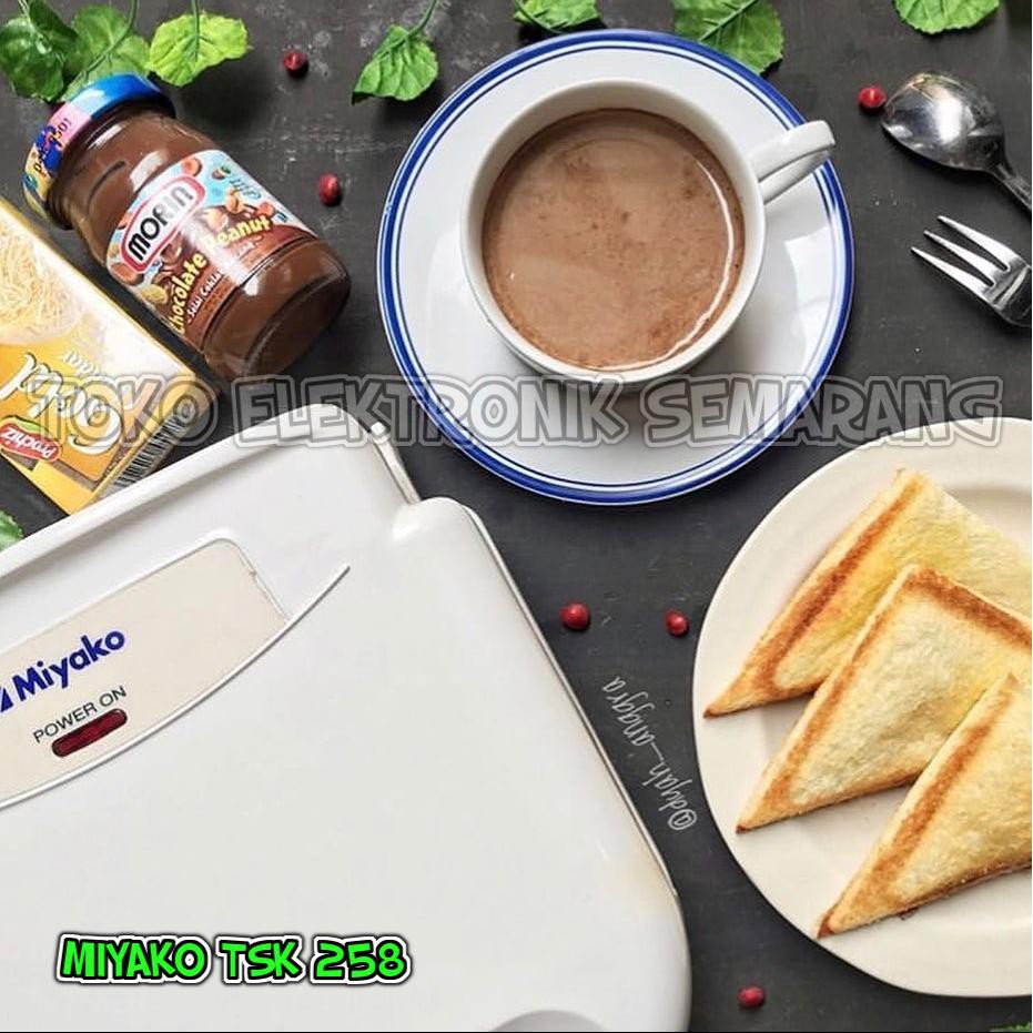 MIYAKO TSK 258  TOASTER PEMBUAT SANDWICH ALAT PEMANGGANG ROTI BAKAR TANGKUP MURAH