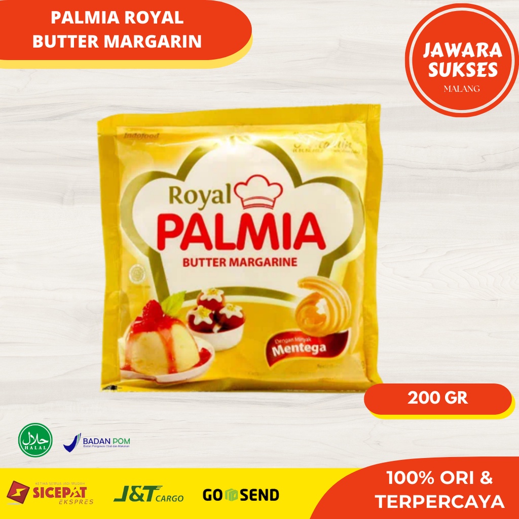 

Palmia Royal Butter Margarin Sachet 200gr HALAL