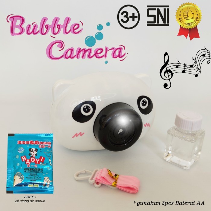 Promo  terbaru!!! Buble Camera Mainan Anak Bonus Cairan Gelembung Ada Lampu Dan MusikBuble Camera Mainan Anak Bonus Cairan Gelembung Ada Lampu Dan Musik