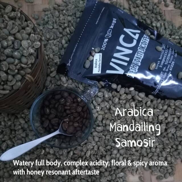 

Vinca kopi Arabica Mandailing Samosir 165 gram