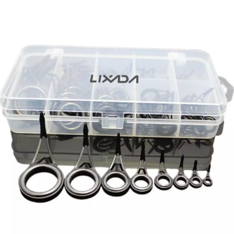 ring mamarit joran isi 8 pcs, untuk mancing laut,danau,sungai,empang.