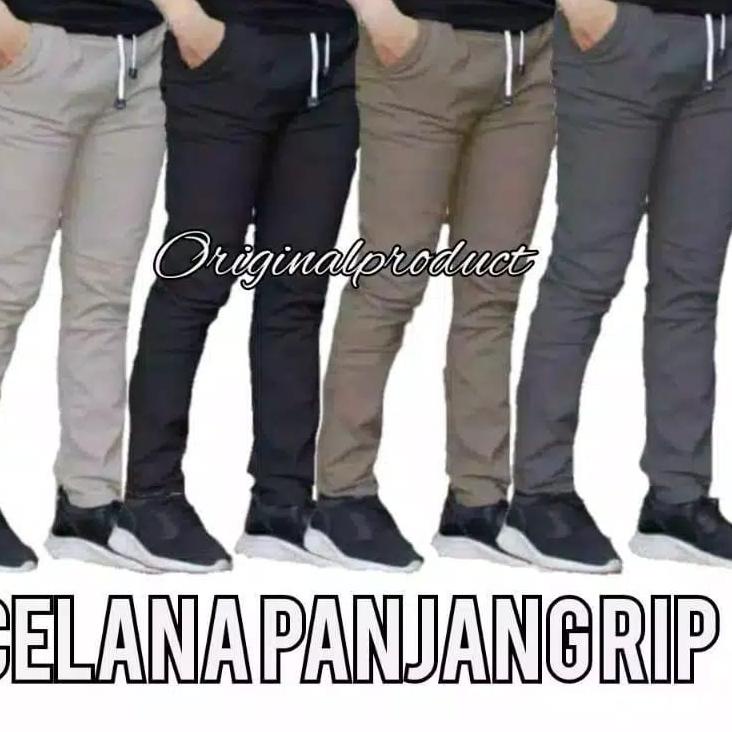 Langsung Beliii.. Celana Chino Panjang Pinggang Karet / Celana Karet Panjang / Celana Pinggang Karet