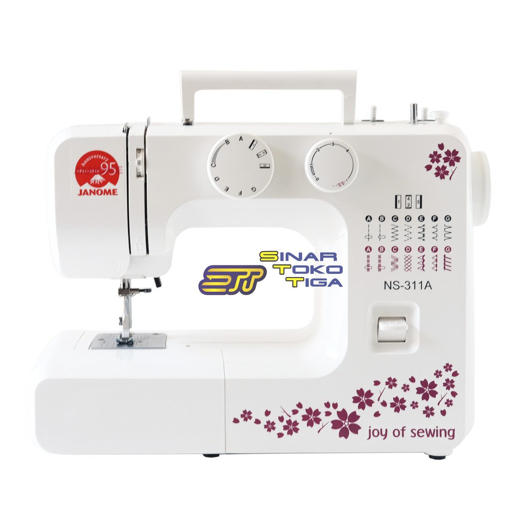 Janome NS311A Mesin Jahit Serbaguna Portabel NS 311 A / 311A