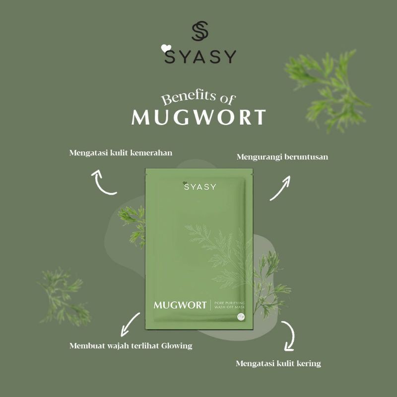 [RESELLER RESMI] MUGWORT MASK by SYASY.ID