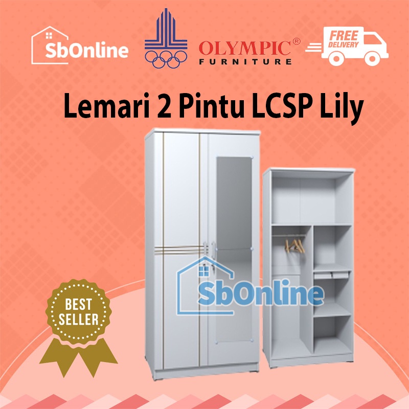 OLYMPIC Lemari 2 Pintu - LCSP Lily