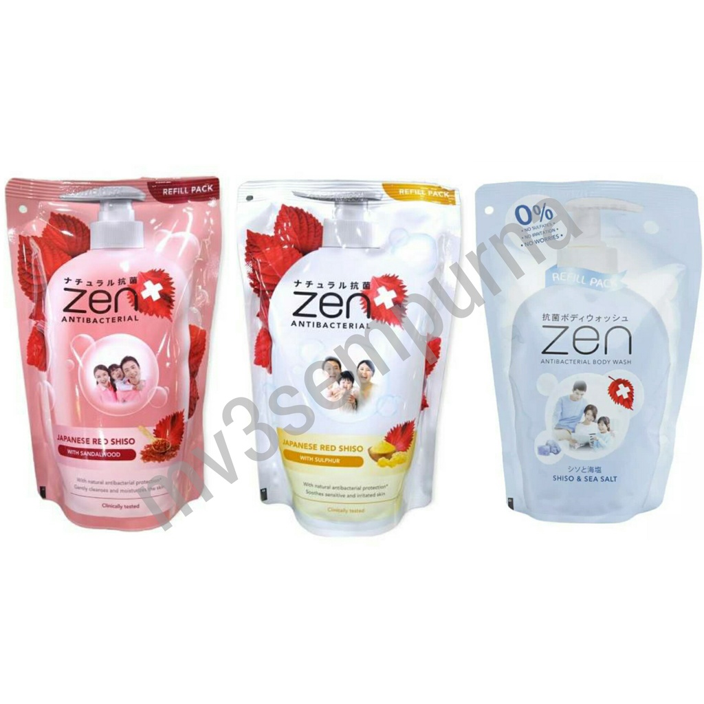 ZEN BODY WASH 450 ML / SABUN CAIR ZEN 450 ML REFIL