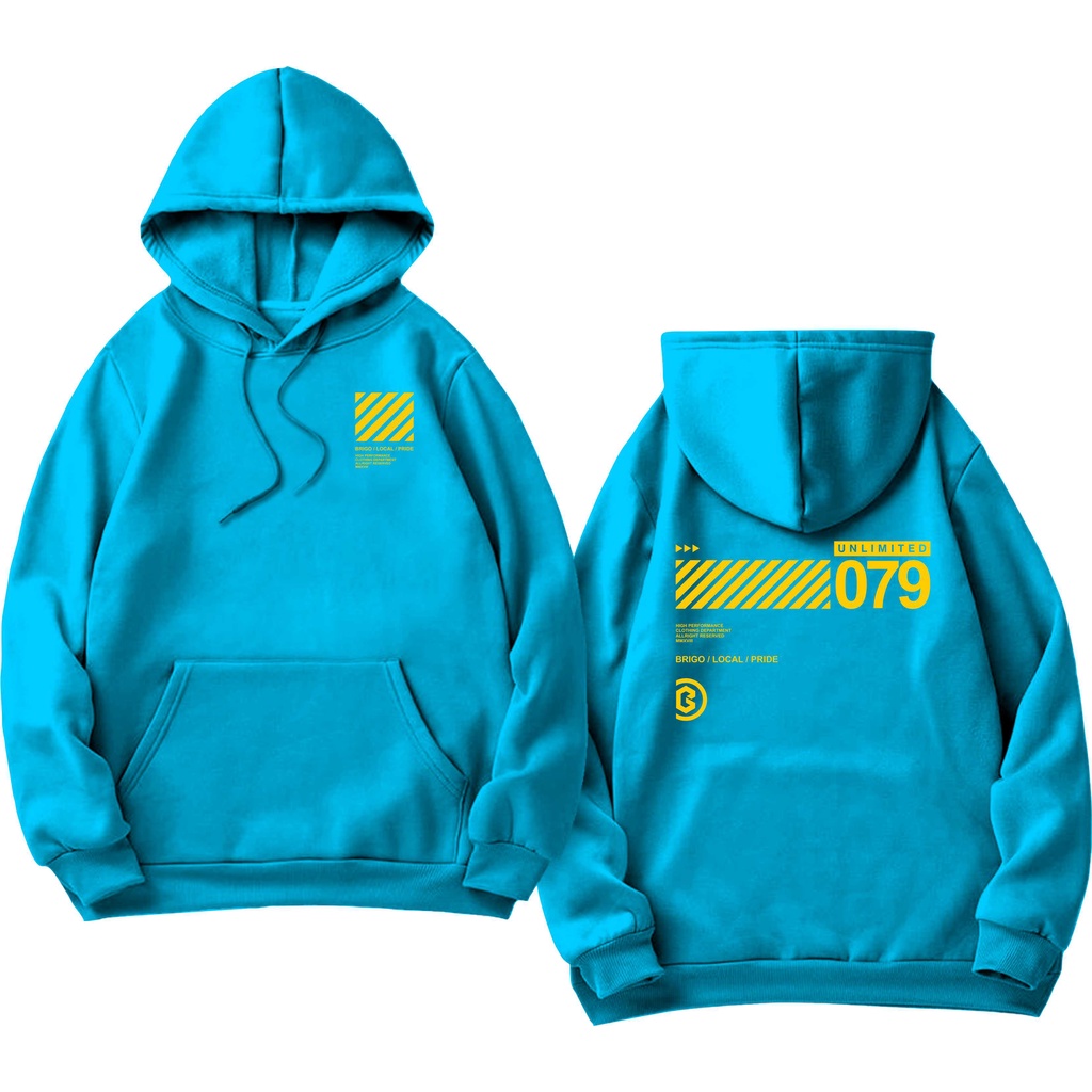 Sweater Hoodie BRIGO unlimited Sablon DTF Fleece Cotton II BRIGO Jumper Hoodie unlimited II M-XXL (Pria &amp; Wanita) Free stiker&amp;Gantungan Kunci