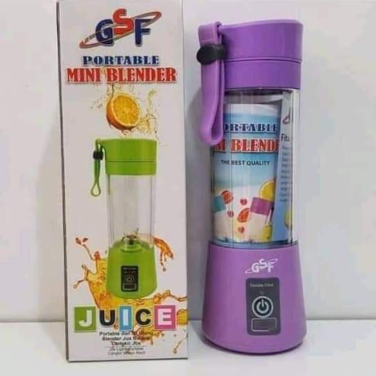 BLENDER PORTABLE MINI MERK GSF JUICE CUP USB RECHARGEABLE / BLENDER PORTABLE Q2 6888 / BLENDER PORTABLE GSF G-5859 / GSF G 5859 / GSF 5859