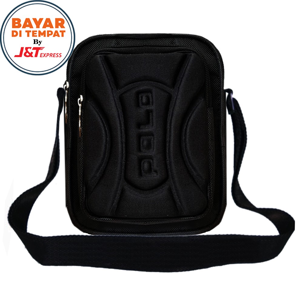 Tas Pria PS200 Tas Selempang Pria Tas Polo Tas Selempang Polo Tas Gadget Tas Smartphone - Black