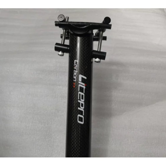 HS LITEPRO SEATPOST CARBON A61 33.9 mm 580 mm cnc 58 cm 33 9 sepeda lipat