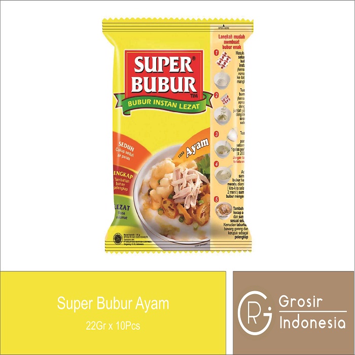 

Super Bubur Buryam 1 Renceng (isi 10 pcs)