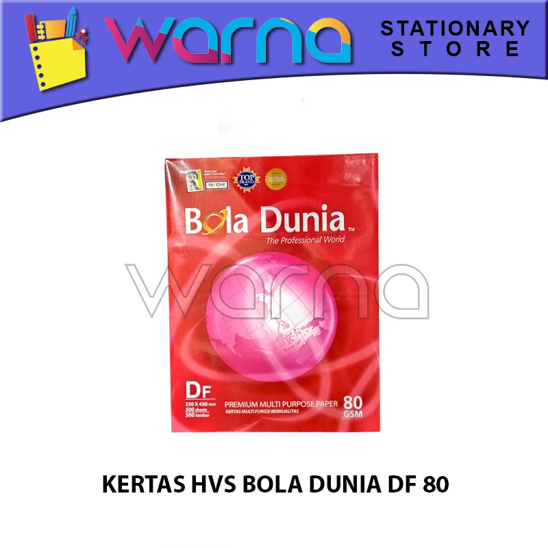 

KERTAS HVS BOLA DUNIA DF 80