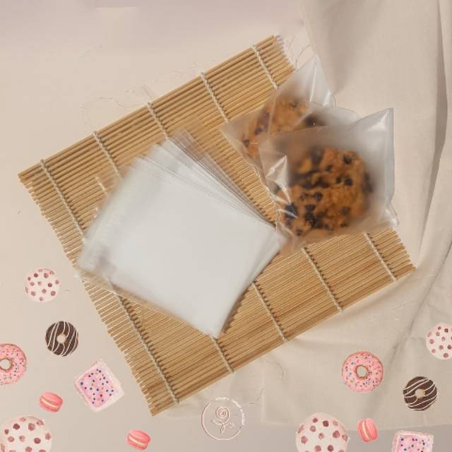 

(Min. 25pcs) Transparent Doff Cookies Packaging Lucu