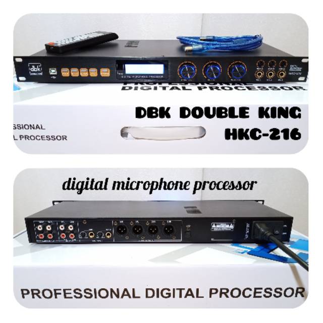 AUDIO PROCESSOR SOUND SYSTEM DBK DOUBLE KING HKC 216 PROFESIONAL