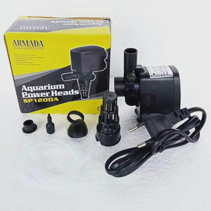 power head ph ARMADA SP 1200 A DUS KUNING mesin pompa celup akuarium kolam water pump