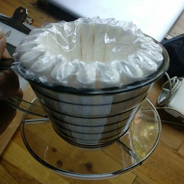 Suji Wave Dripper 155, Grey, White Paper Filter Wave