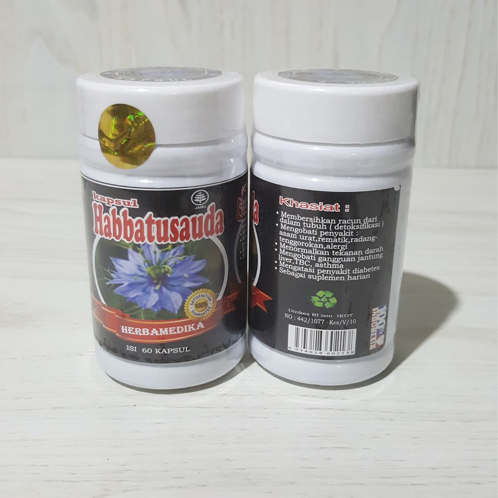 

KAPSUL HABBATUSAUDA ISI 60 KAPSUL HERBAMEDIKA