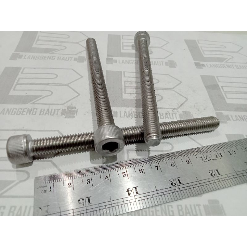 Baut L Stainless M10 X 120 (12cm) A2-70 M10x120