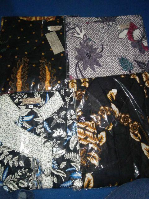 Tey-17 Batik Wanita Asj Sa Hrb026 Kenongo Kemeja Tosca Pendek