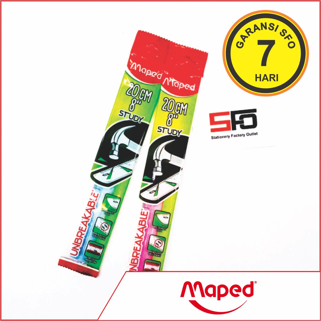 

Penggaris Unbreakable Maped 20cm