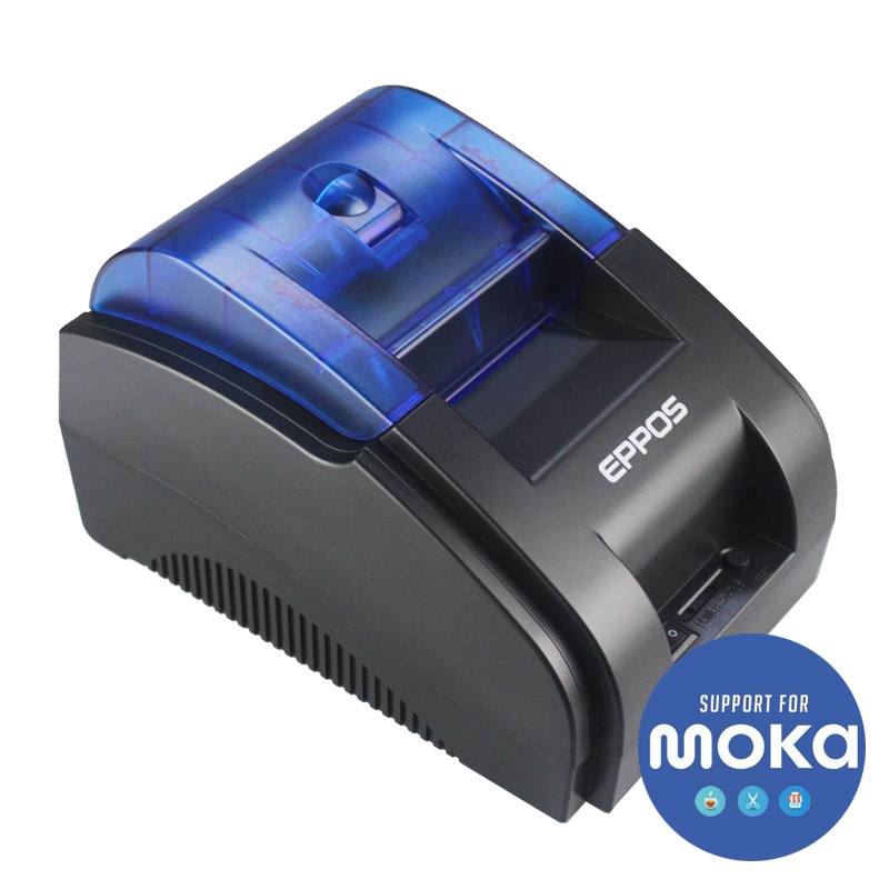 Printer Thermal EPPOS 58mm EP-RPP02 -USB BLUETOOTH [S-SL] free kertas cetak Bisa HP Resi shopee