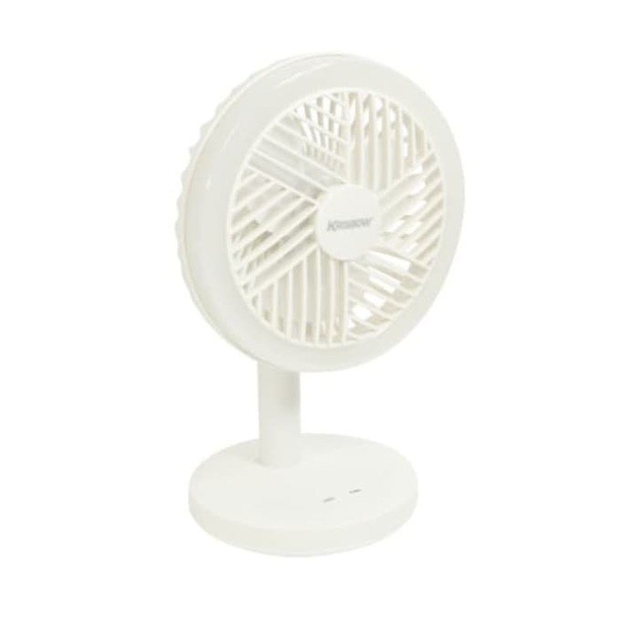 krisbow kipas angin portable_kipas led rechargeable 6 w bn17