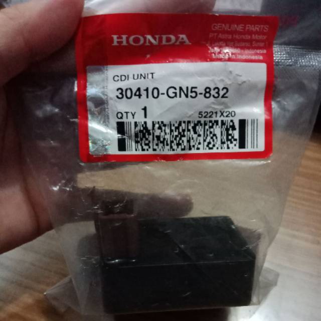 CDI UNIT ECU GN5 GRAND LEGENDA REVO SUPRA X LAMA OLD SUPRA FIT ORIGINAL ORI HONDA AHM 30410-GN5-832