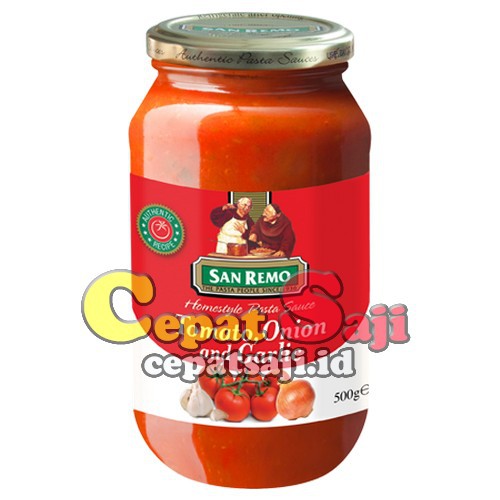

Saus Pasta Tomato, Onion, and Garlic 500 gr