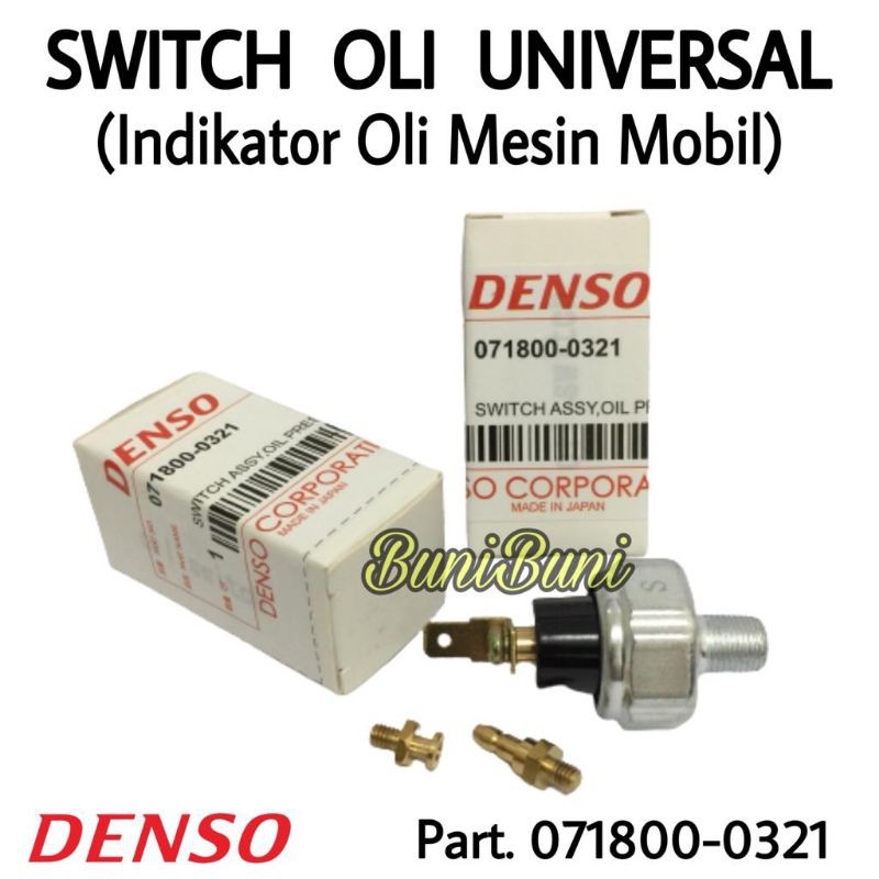 Switch Oli / Swit Indikator Oli Mesin Mobil / Oil Pressure Universal High Quality