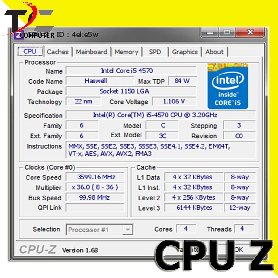 Processor/Prosesor  Intel  Core 1150 i5 4570/i5 4590/i5 4670/i5 4690 LGA 1150