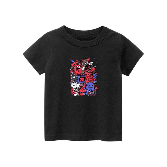 Kaos Anak Cute Monster Lucu Katun untuk usia 1-8