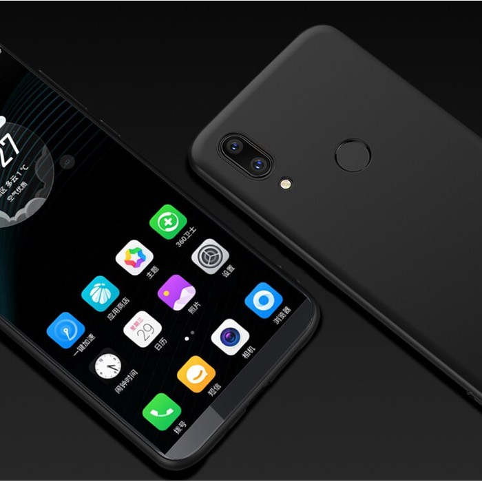 G517Case kori case lenovo k5 pro soft tpu frozen black line casing cover orig