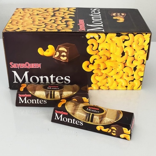 

.Sekotak Silverqueen Montes 50gr Isi 24 Bungkus @5pc ( ds bgr )