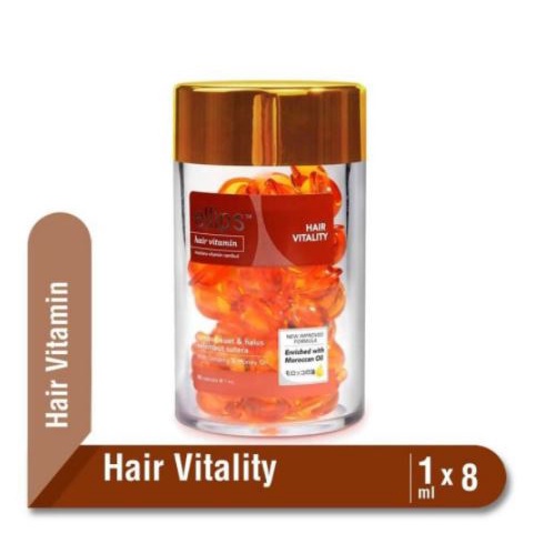 Nama - Ellips Hair Vitamin (dengan Moroccan Oil) Kemasan Botol 50 kapsul 1 ml