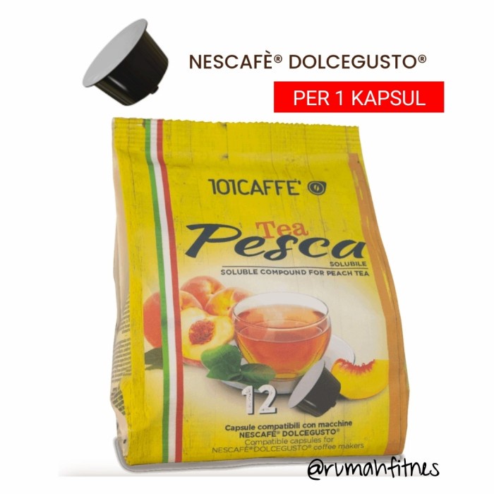

ASLI NESCAFE DOLCE GUSTO PEACH TEA PESCA PER KAPSUL
