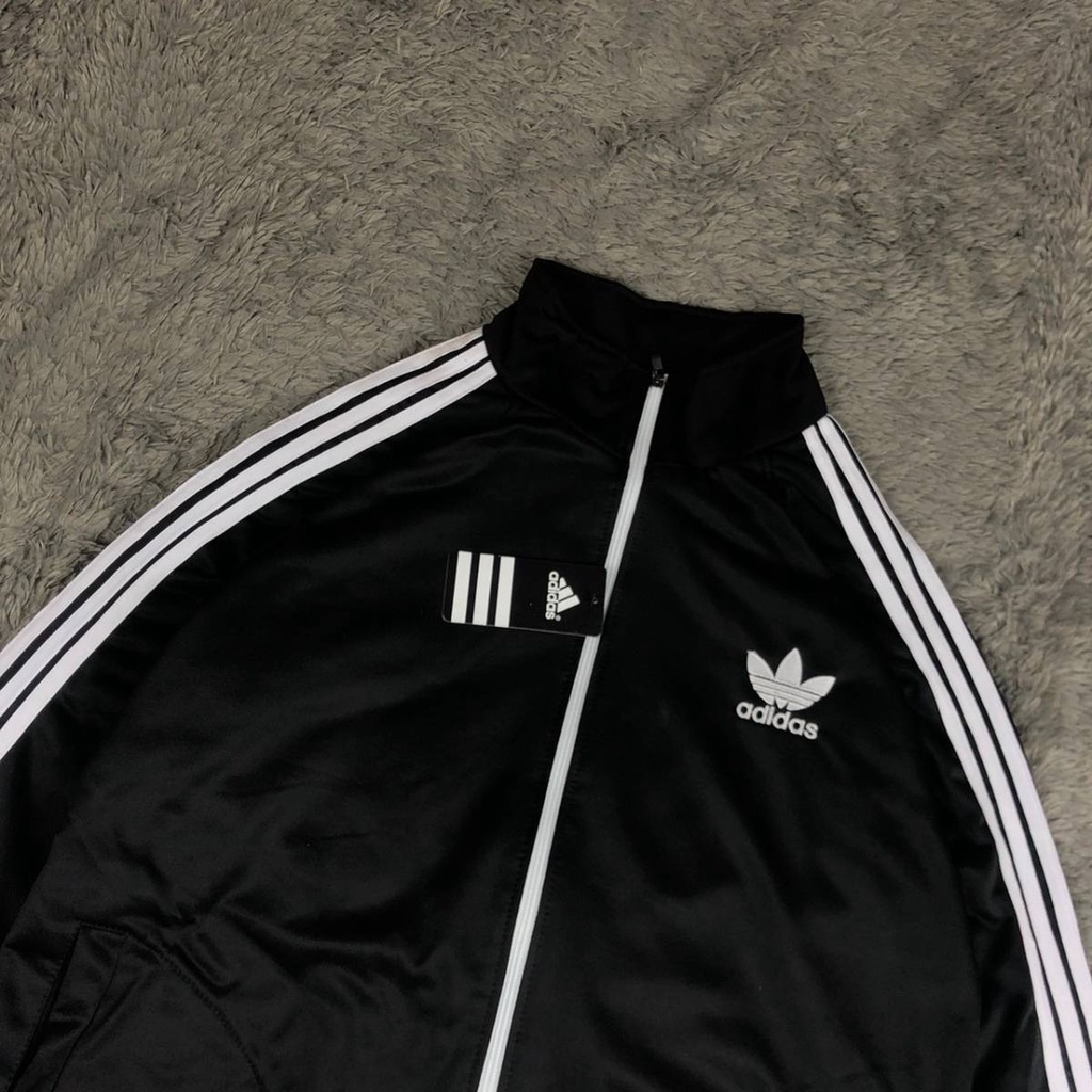 Jacket Tracktop Adidas Firebird Hitam Logo Bordir | Jaket Adidas | Adidas Premium