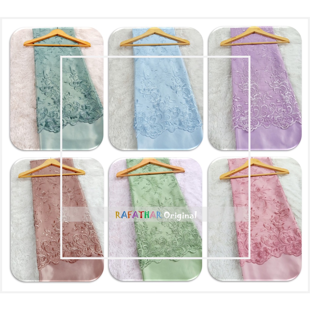 KAIN TILE KAIN BROKAT KAIN TILE MUTIARA KAIN KEBAYA TILE BAHAN KEBAYA BAHAN TILE METERAN KAIN TULLE KAIN TILE MODERN