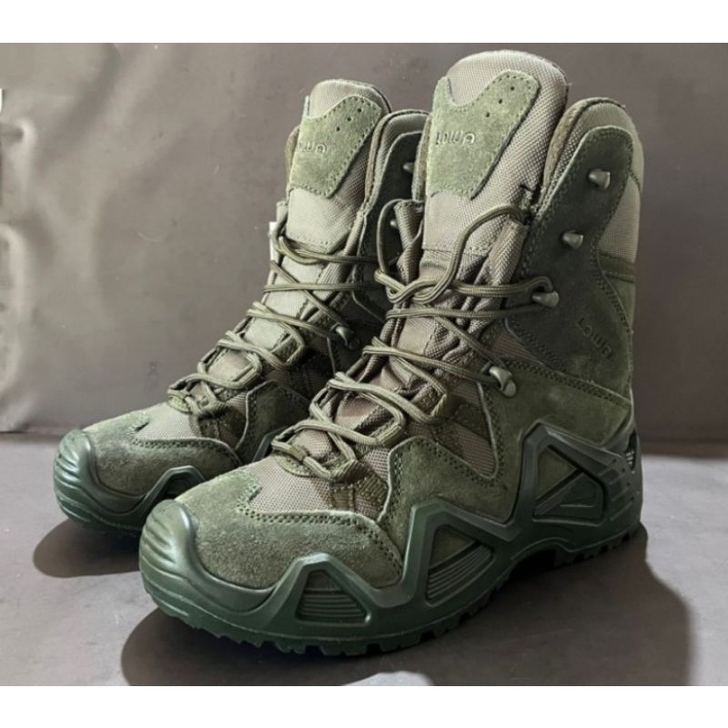 Sepatu Lowa tactical PDL tinggi / sepatu tactical hijau