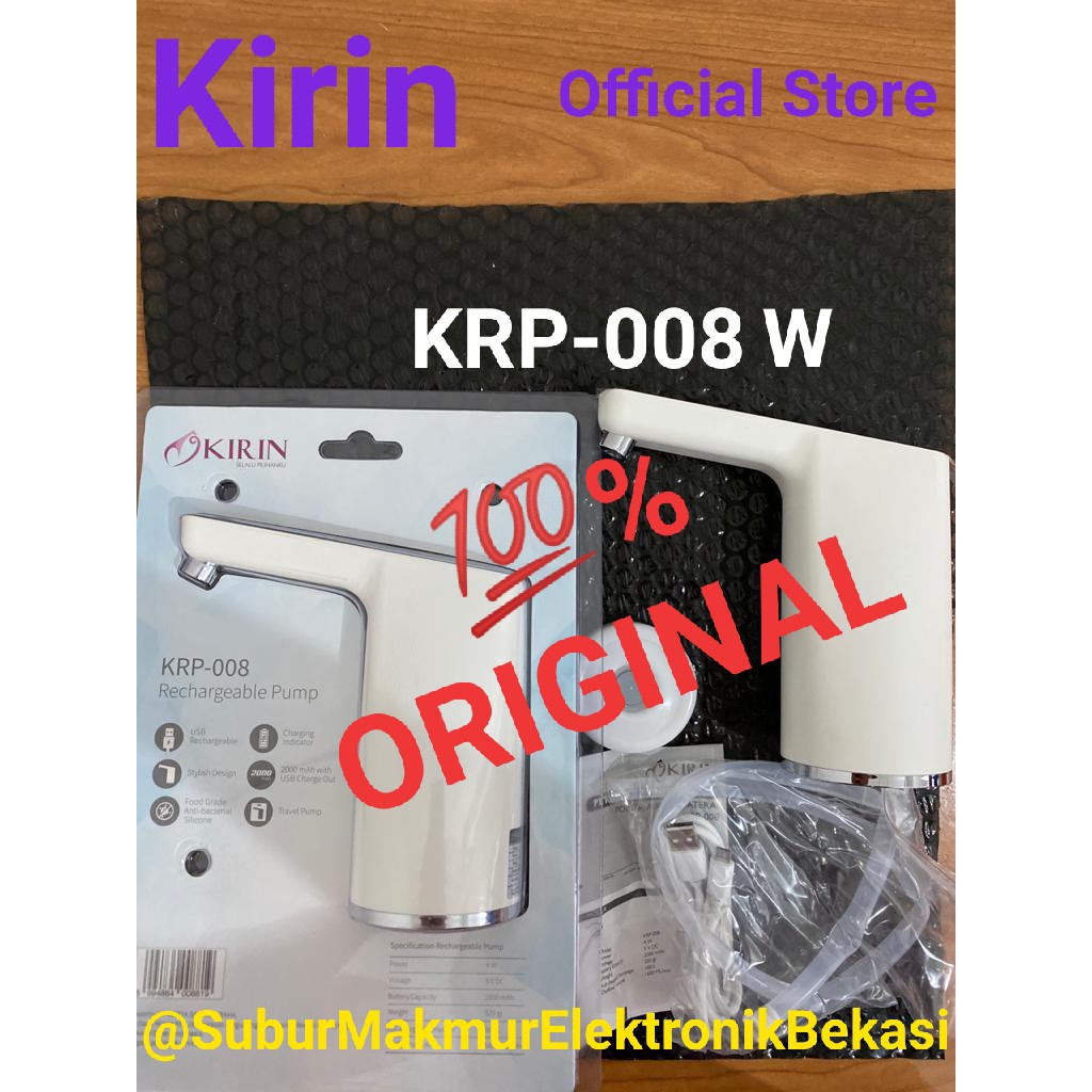 Pompa Galon Rechargeable Kirin KRP-008