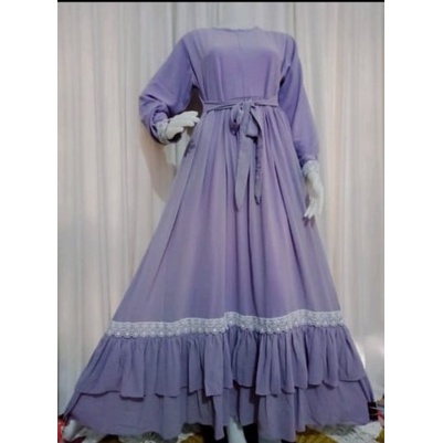 Gamis Ceruty Babydoll Renda