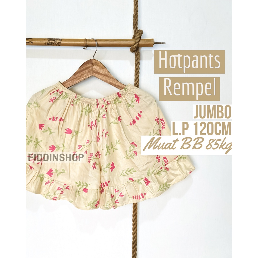 Hot pants Ruffle Rempel Rimpel Jumbo Celana Pendek Ruffle (Dewasa) Swiing Boxer Ruffle Rempel Celana Tidur Pendek Jumbo Hot Pants Big Size