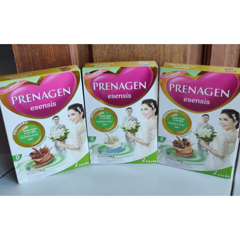 PRENAGEN ESENSIS 180 gr Cokelat Vanila Mocca Susu Promil Persiapan Kehamilan