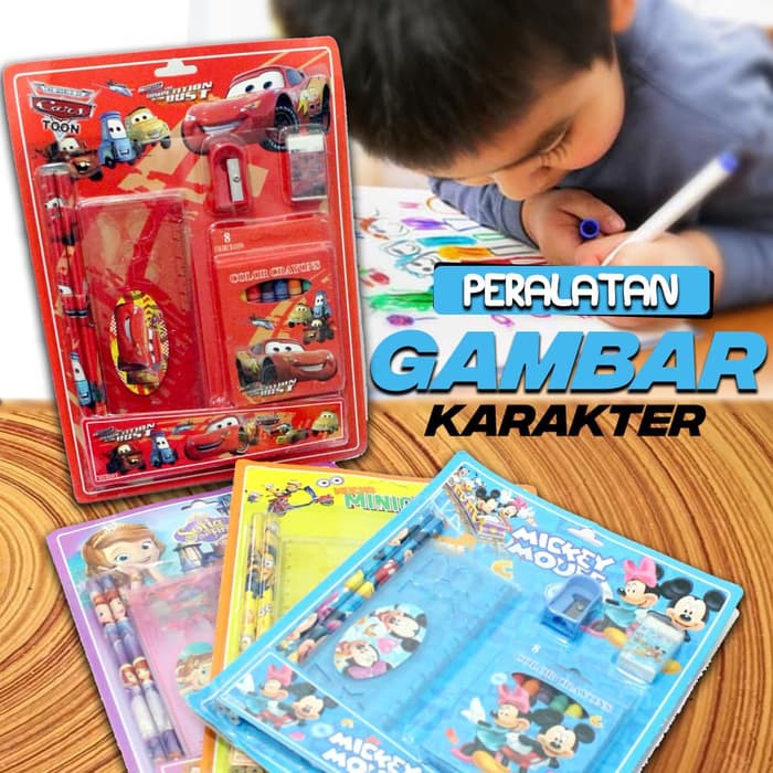 

PERALATAN SET MENGGAMBAR KARAKTER 1 ANAK (OFF-68)